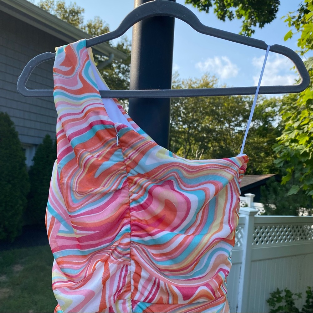 Love By Design Vera Satin Bodycon Midi Dress NWT - Picture 7 of 9